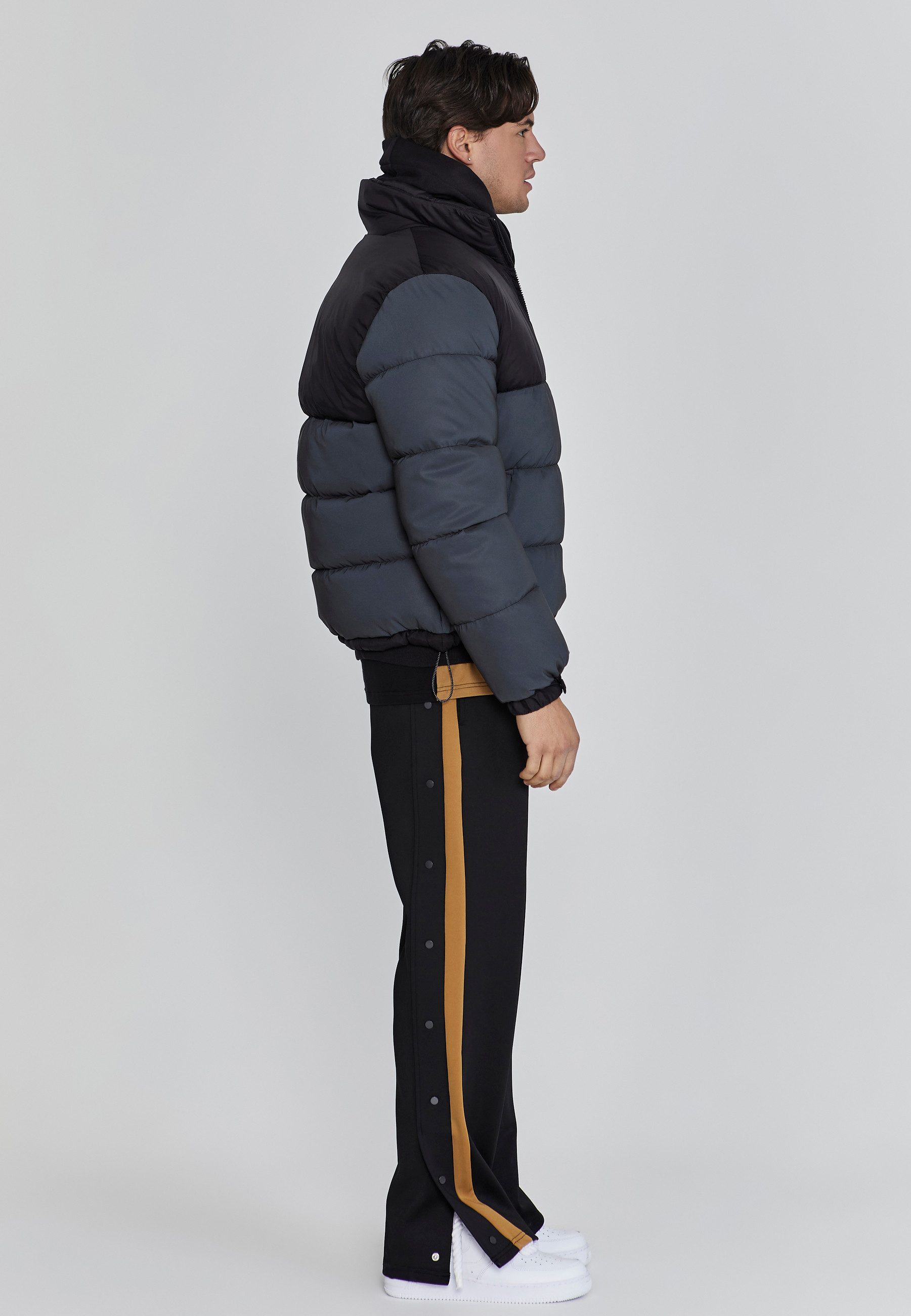 Outdoorjacke SikSilk Herren Schwarze Reflektierende Outdoorjacke
