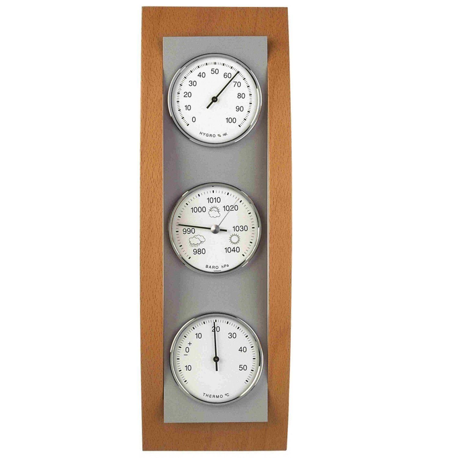 TFA 20.1082 mit analogem Thermometer Barometer Hygrometer Wetterstation