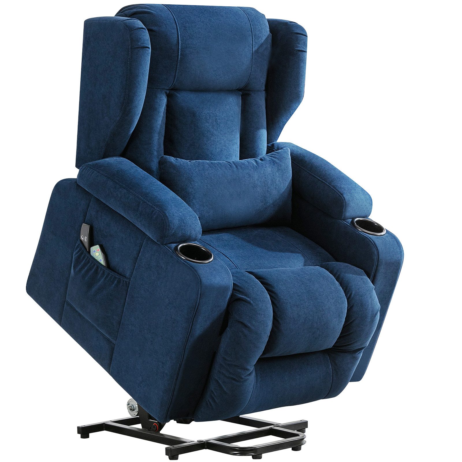 COMHOMA Relaxsessel Relaxsessel Aufstehhilfe Massagesessel mit Stoffoberfläche, mit Relaxfunktion