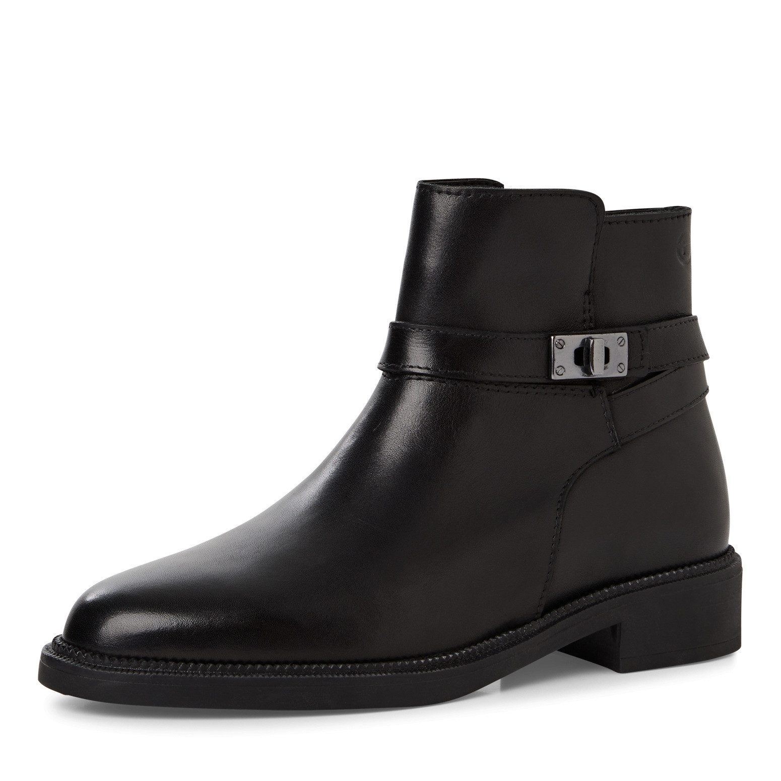 Tamaris Stiefelette, Blockabsatz, Businesschuh mit dezentem Zierriemen mit günstig online kaufen