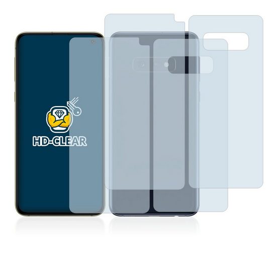 BROTECT Schutzfolie »für Samsung Galaxy S10e (Vorder + Rückseite)«, (2 Stück), Folie Schutzfolie klar