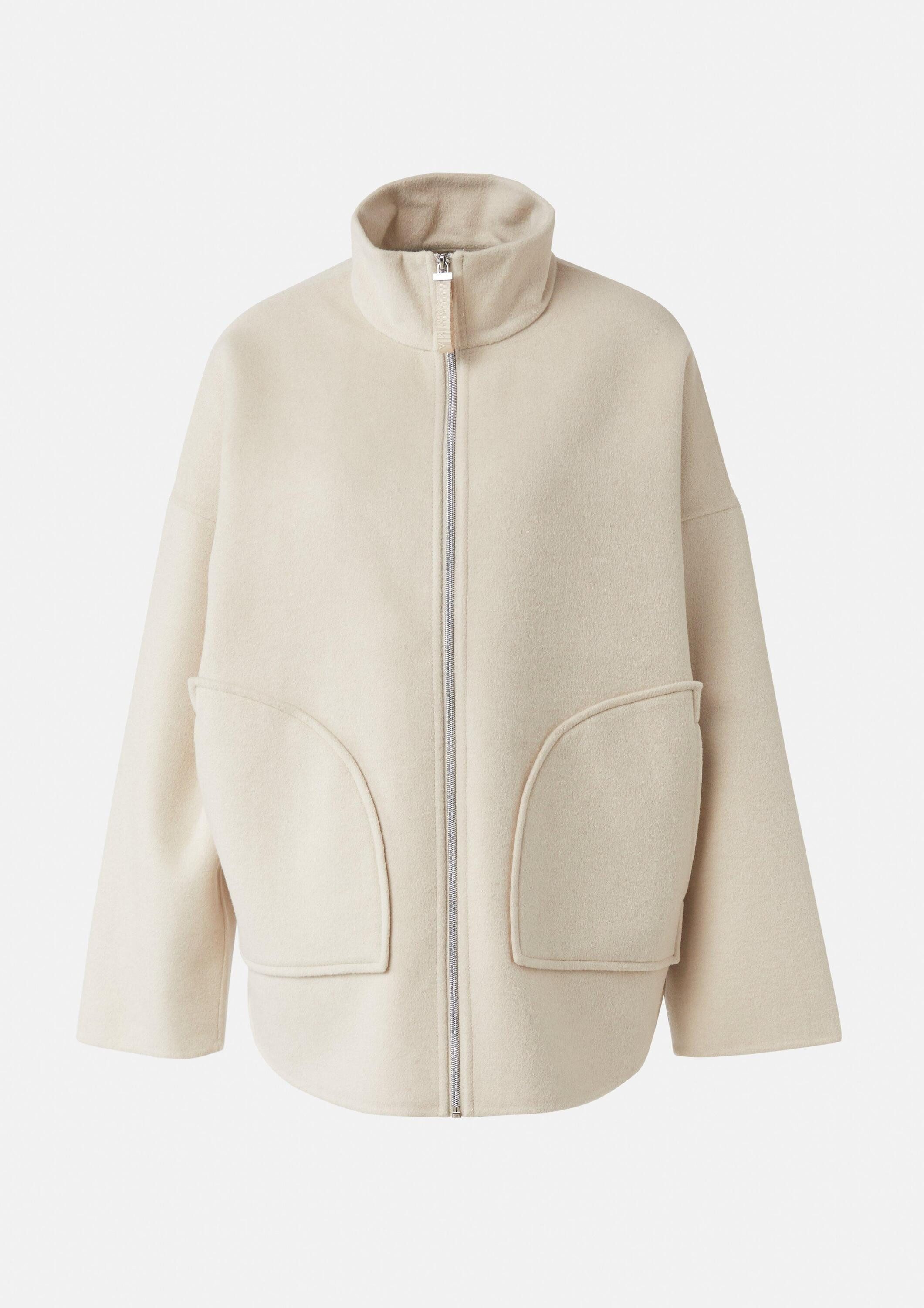 comma Funktionsjacke Outdoor-Umhang Oversize Doubleface-Cape