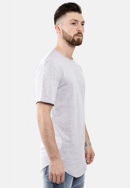 Blackskies T-Shirt Round Longshirt T-Shirt Aschgrau Large