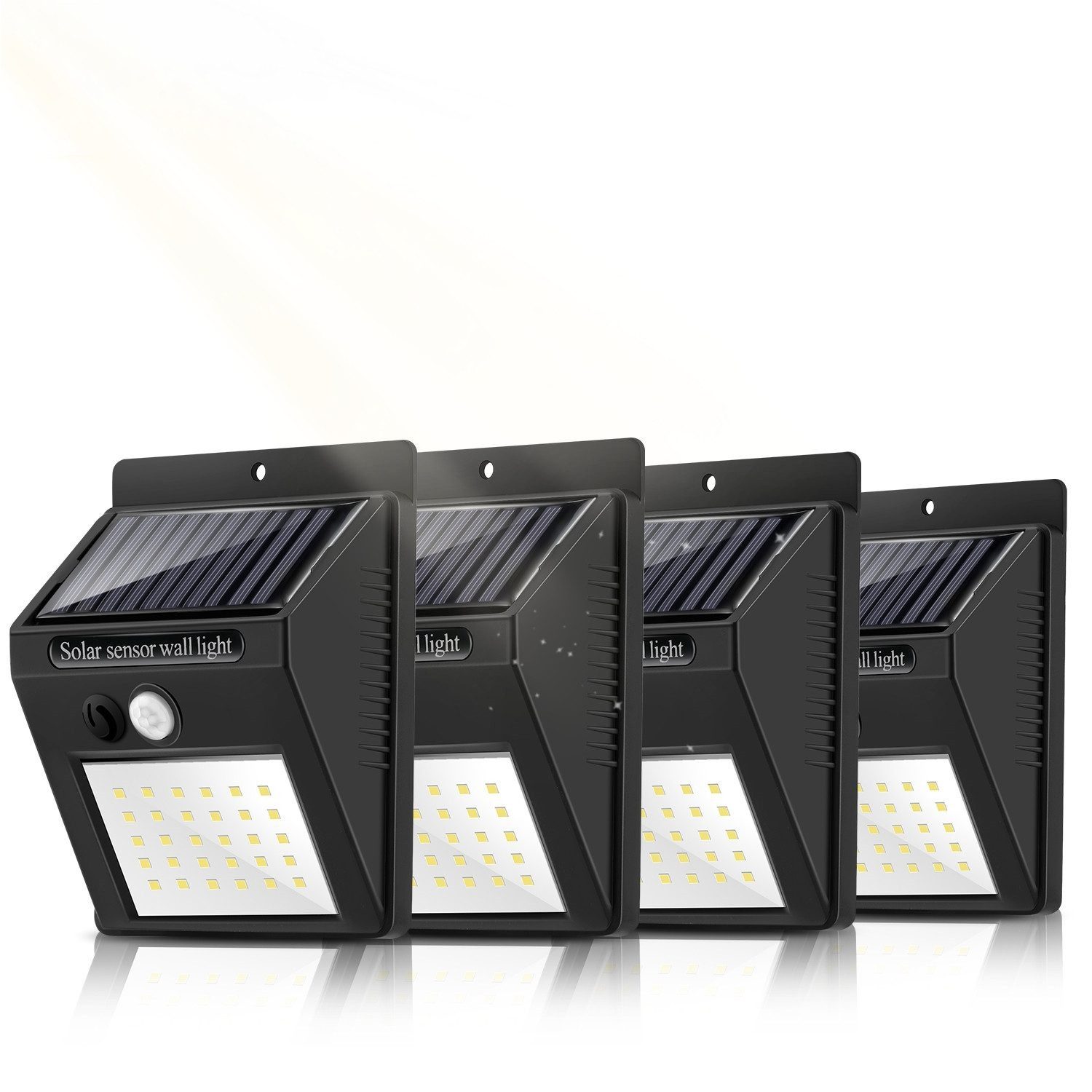WILGOON LED Solarleuchte 4er LED Solarleuchte günstig online kaufen