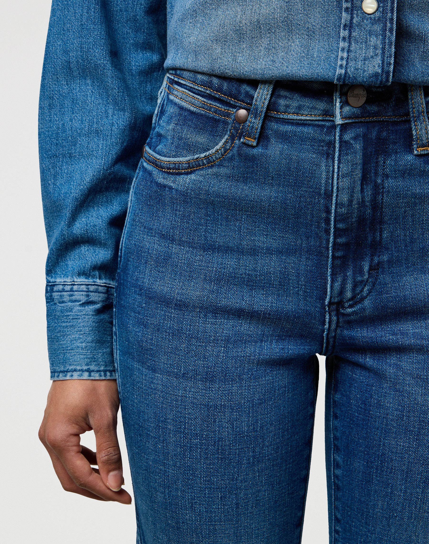 Wrangler Straight-Jeans im Five-Pocket Style