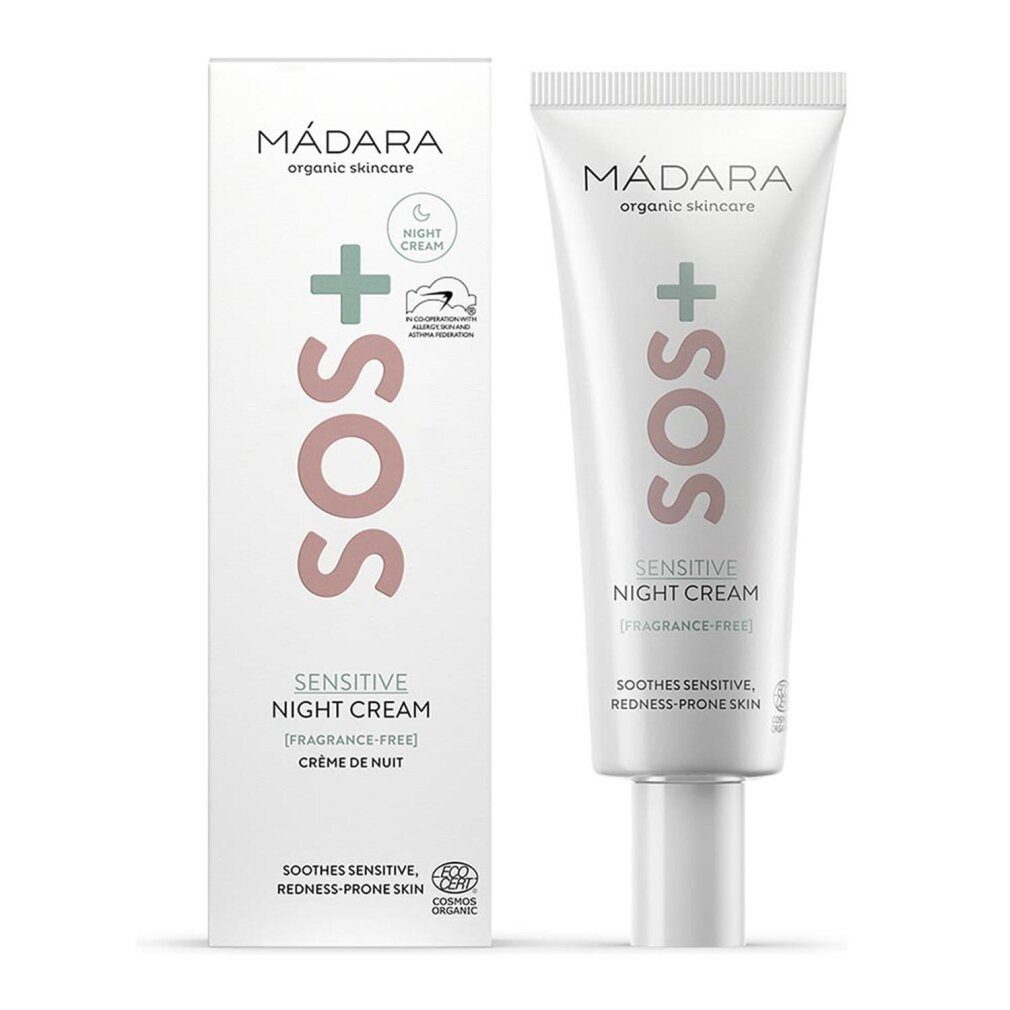 Madara Nagelpflegecreme Nachtcreme SOS+ (Sensitiv e Nachtcreme) 70 ml