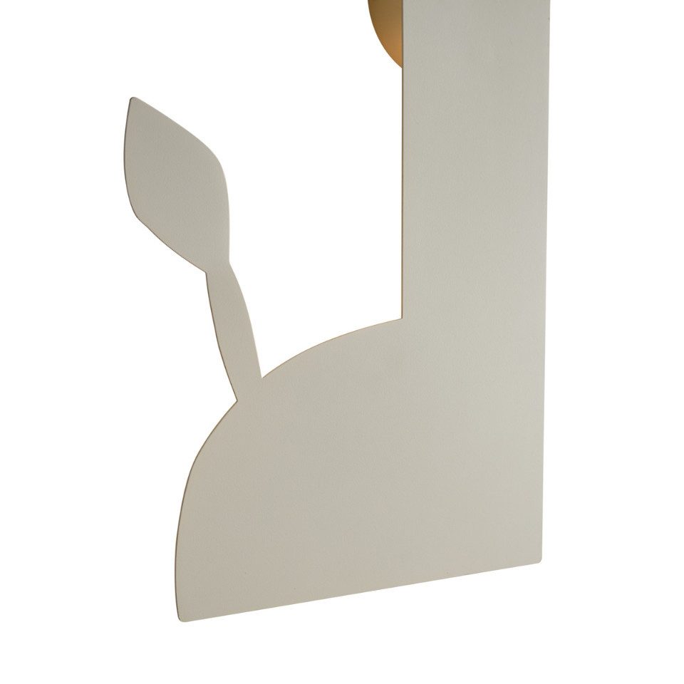 Qazqa Wandleuchte Animal faces, Dimmbar, LED fest integriert, Extra-Warmweiß, QAZQA Wand­leuchte, integrated, Beige, Stahl, Für Kinder