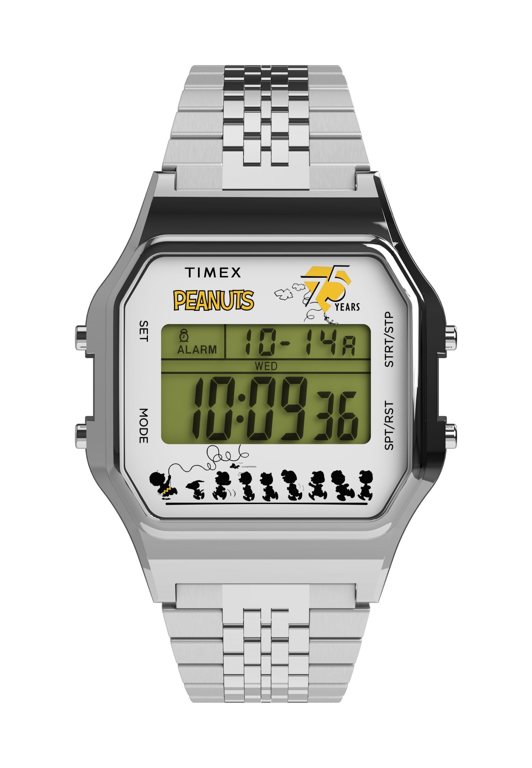 Timex Quarzuhr Timex x Peanuts T80 75th Anniversary Edition, (1-tlg., Not a set – not applicable to this product), Quarz-Digitaluhr