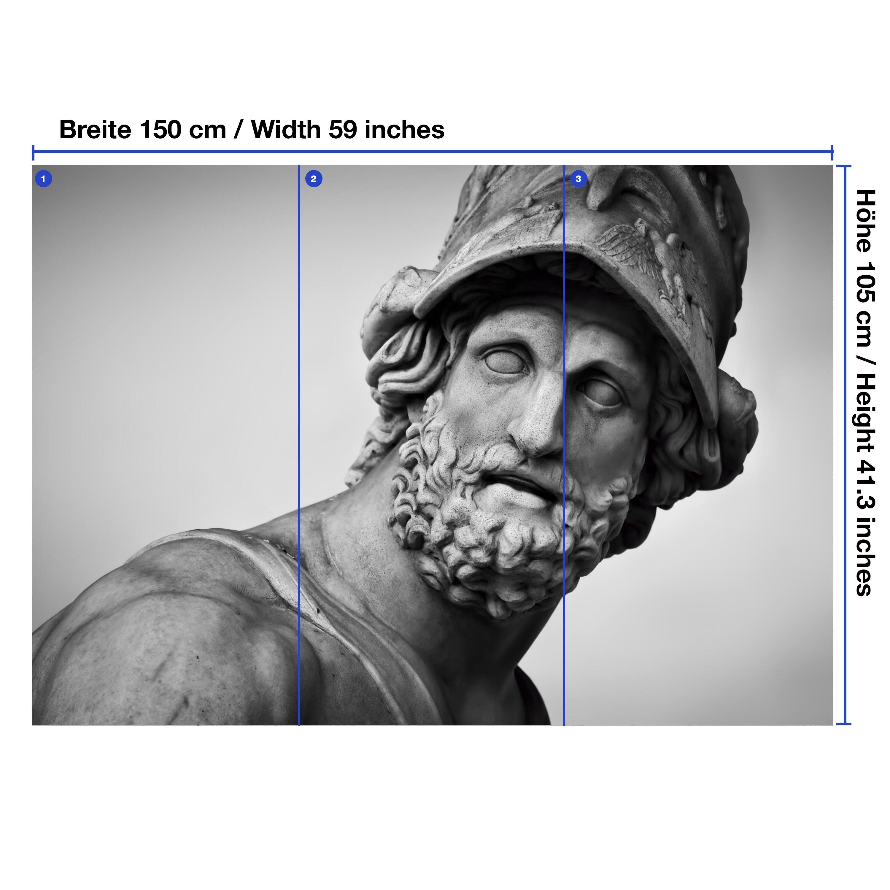 Statue, matt, glatt, Vliestapete Wandtapete, Fototapete wandmotiv24 männliche Motivtapete, Griechische