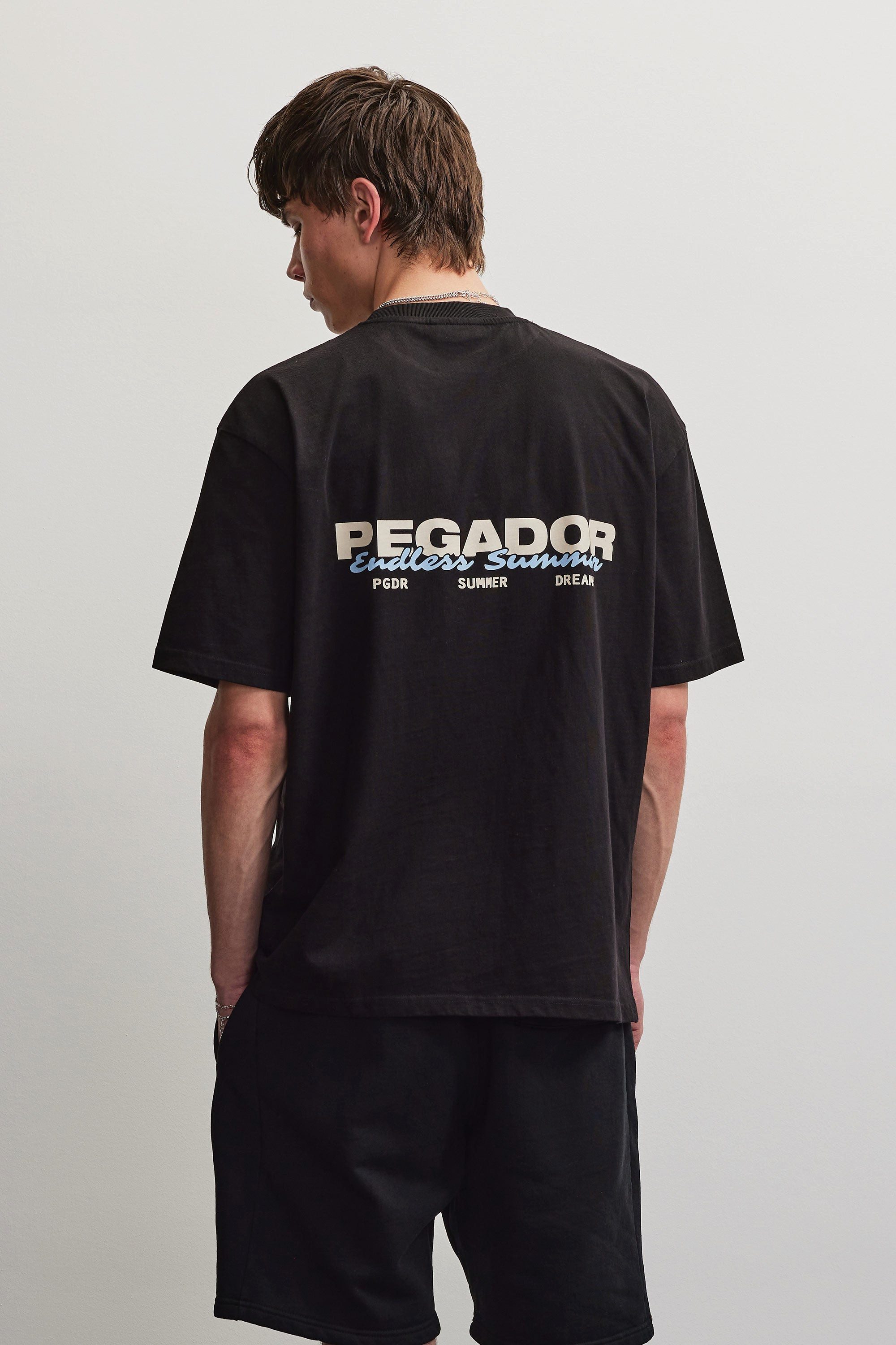 PEGADOR Rundhalsshirt TORRES OVERSIZED TEE