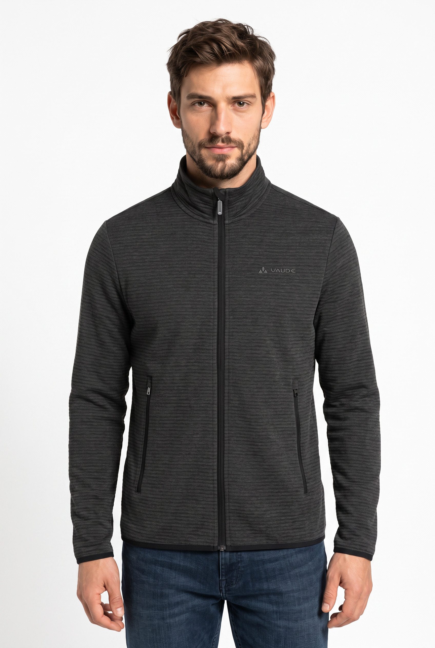 VAUDE Fleecejacke sportlicher Stil, für Alltag und Outdoor, Übergangsjacke