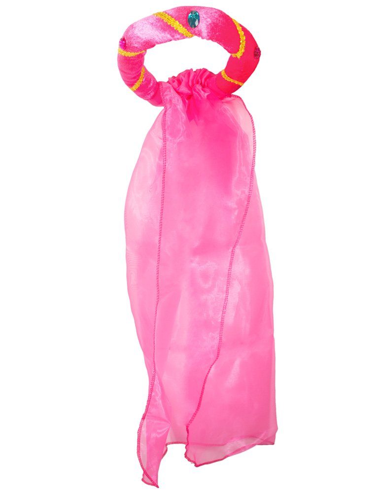 Das Kostümland Burgfräulein-Kostüm Mittelalter Haarband Rosalin für Mädchen, Ritterfest, Mit Schleier