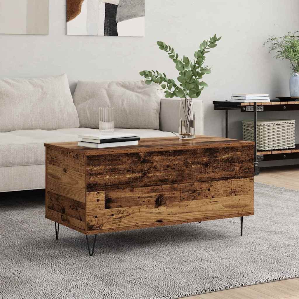 vidaXL Couchtisch Couchtisch Altholz 90 x 44.5 x 45 cm Holzwerkstoff (1-St)