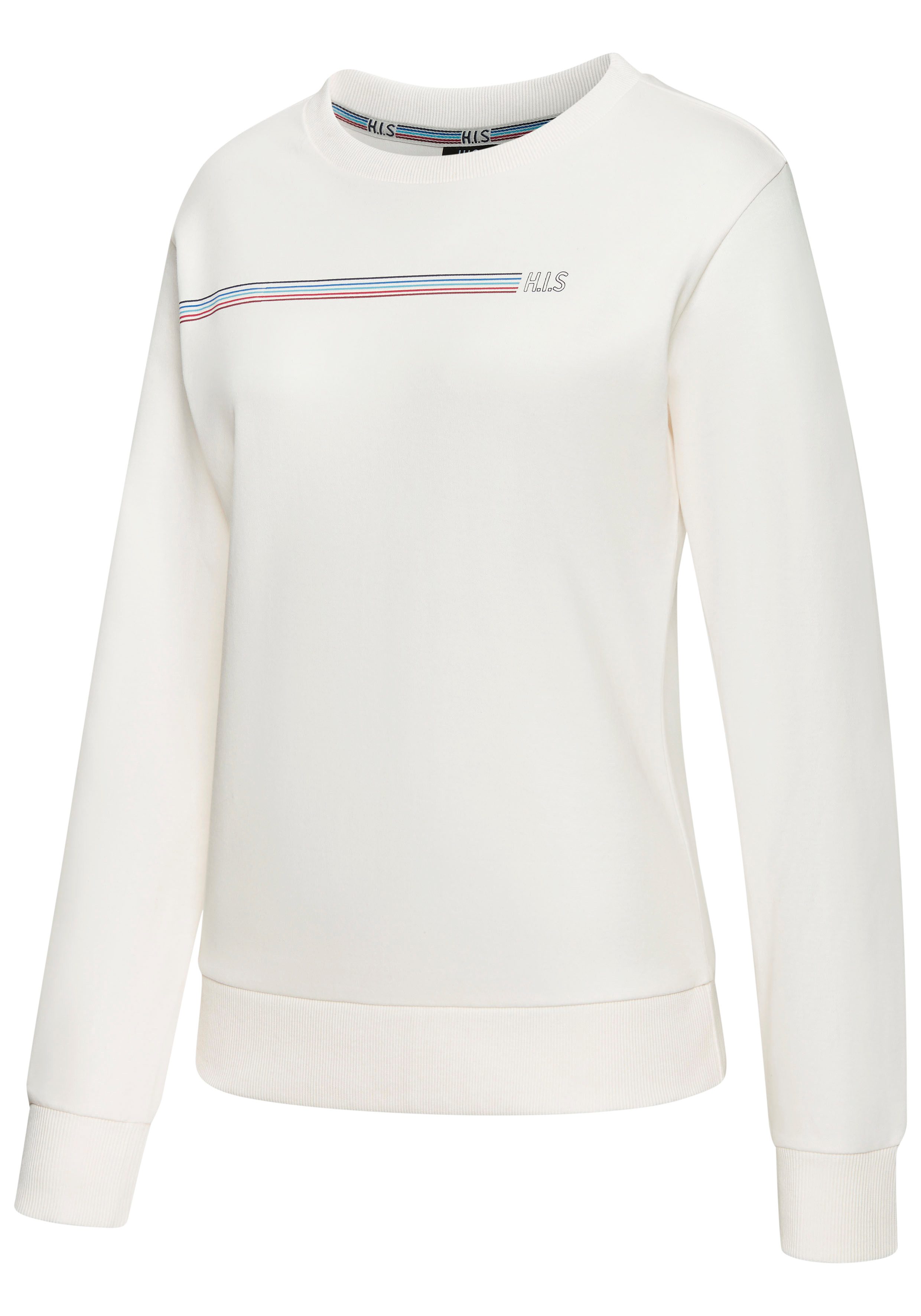 H.I.S Sweatshirt Basic mit Logodruck, Loungewear