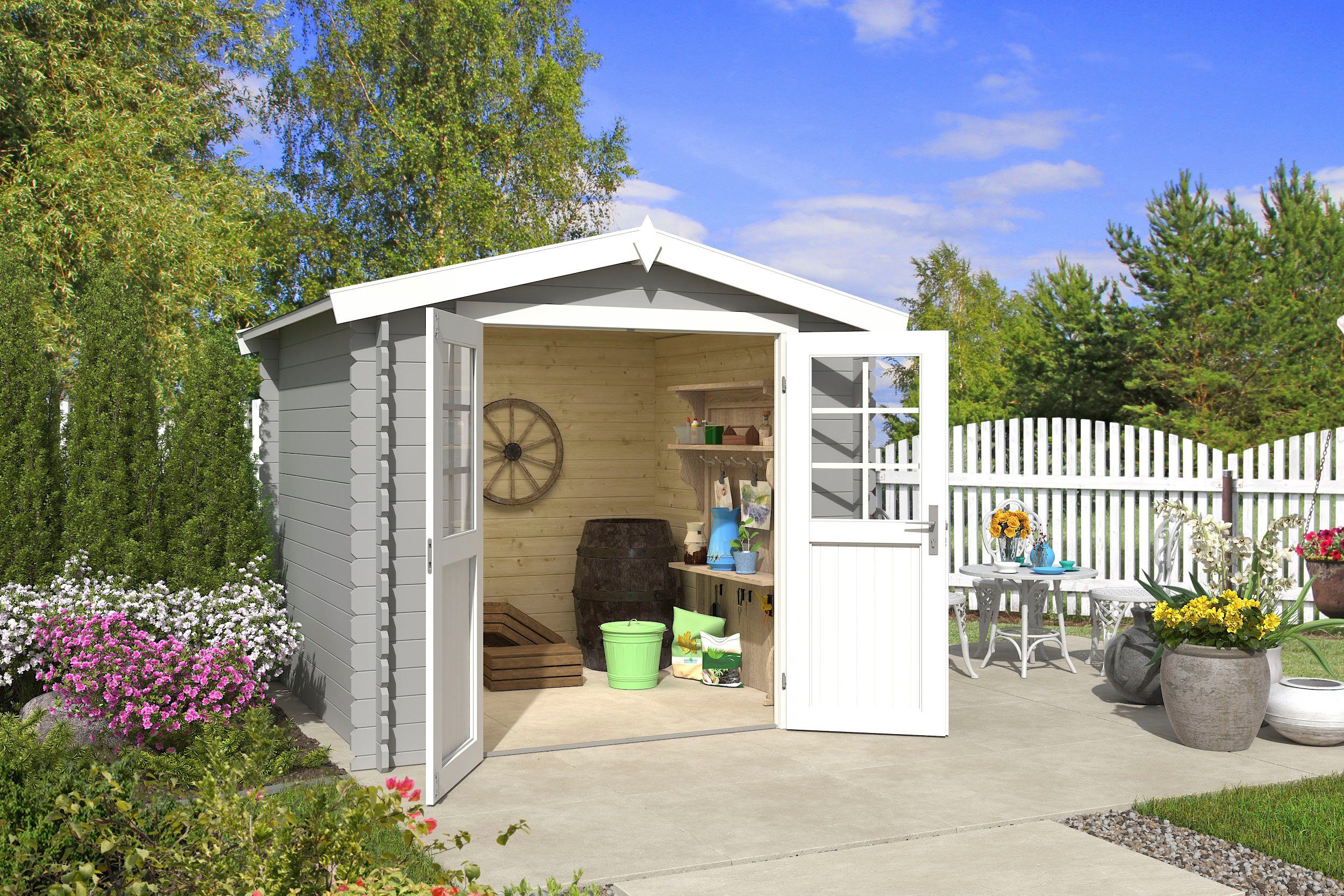 LASITA MAJA Gartenhaus INGO 230, BxT: 262x250 cm, (Set)