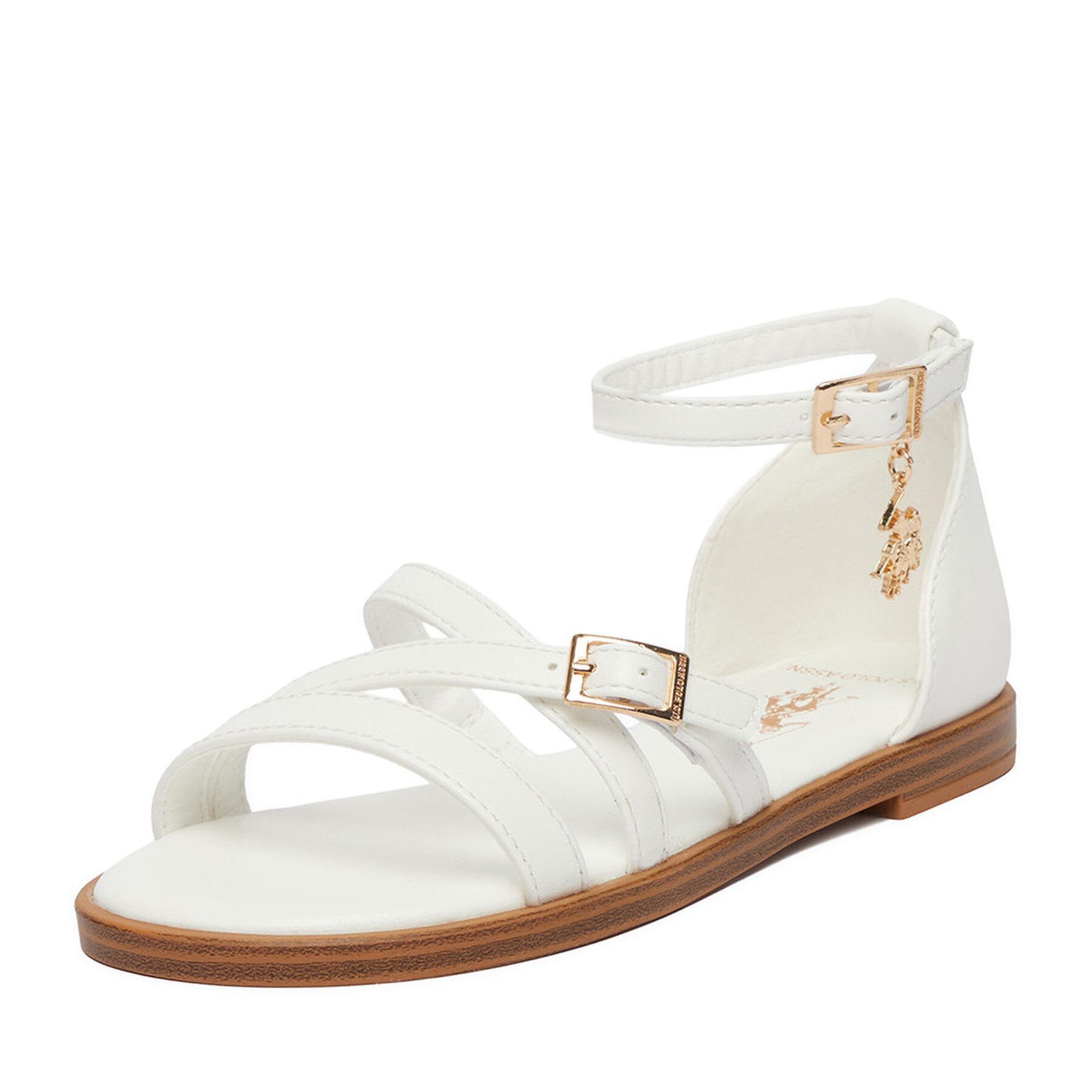 U.S. Polo Assn. US Polo Assn Sandalen Mädchen Weiß Sandale