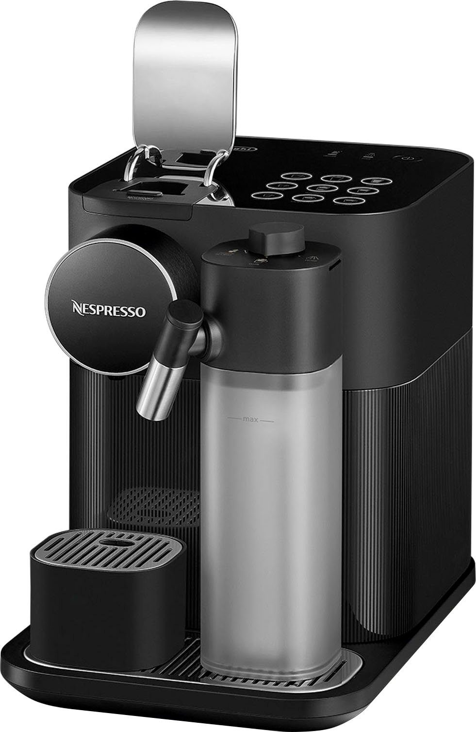 NESPRESSO Kapselmaschine Gran Lattissima EN640.W von DeLonghi, weiß, inkl. Willkommenspaket mit 7 Kapseln