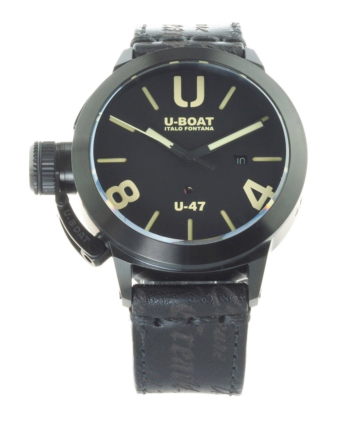 U-Boat Automatikuhr 9160 Herren Uhr Automatik 47mm Kroneschutz verschraubtem U-47 Neu, Classico Krone mit 
