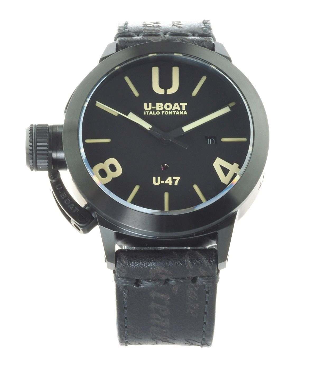 verschraubtem Classico U-Boat U-47 47mm Automatik Krone Kroneschutz Neu, mit : Uhr Herren Automatikuhr 9160