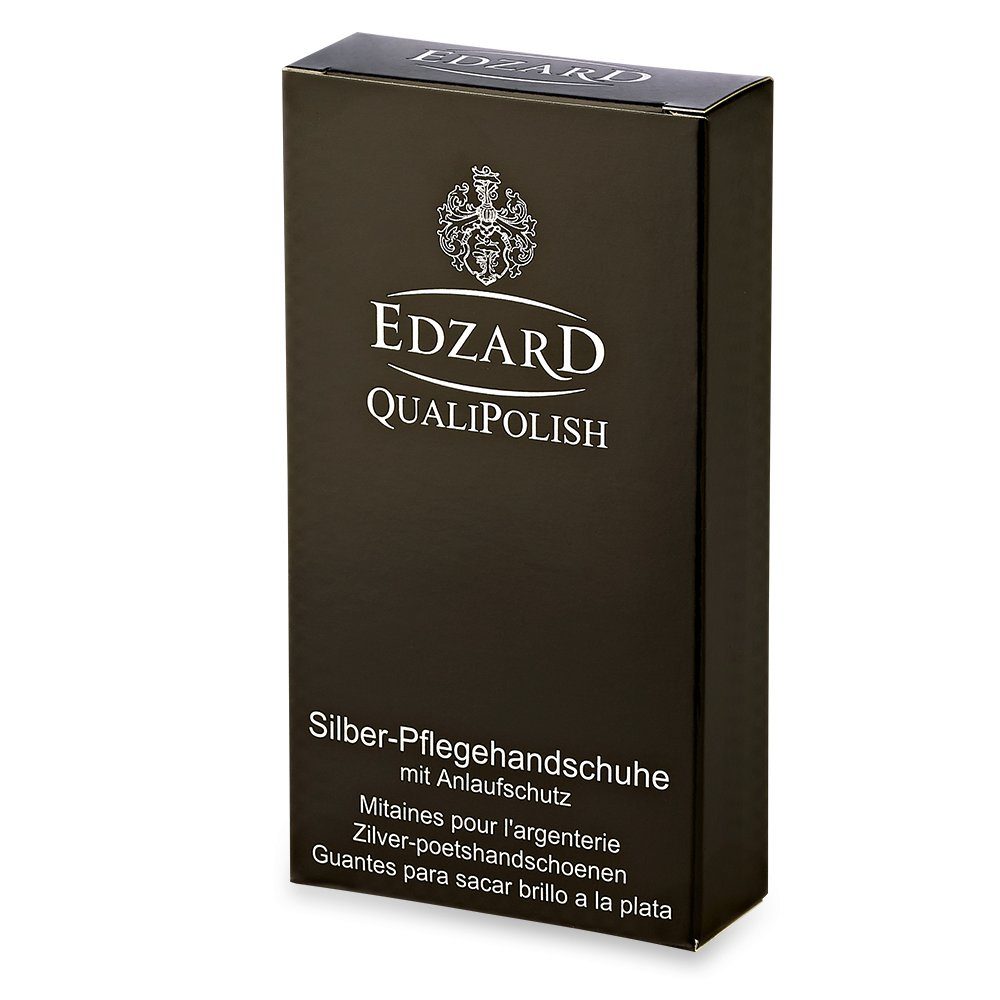 EDZARD Reinigungs-Set Silber-Pflegehandschuhe