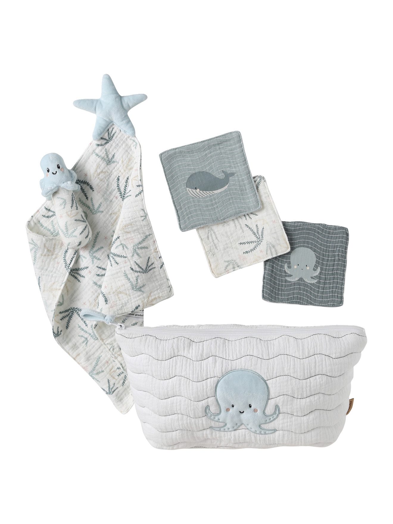 Neugeborenen-Geschenkset Baby Geschenk-Set zur Geburt OZEAN