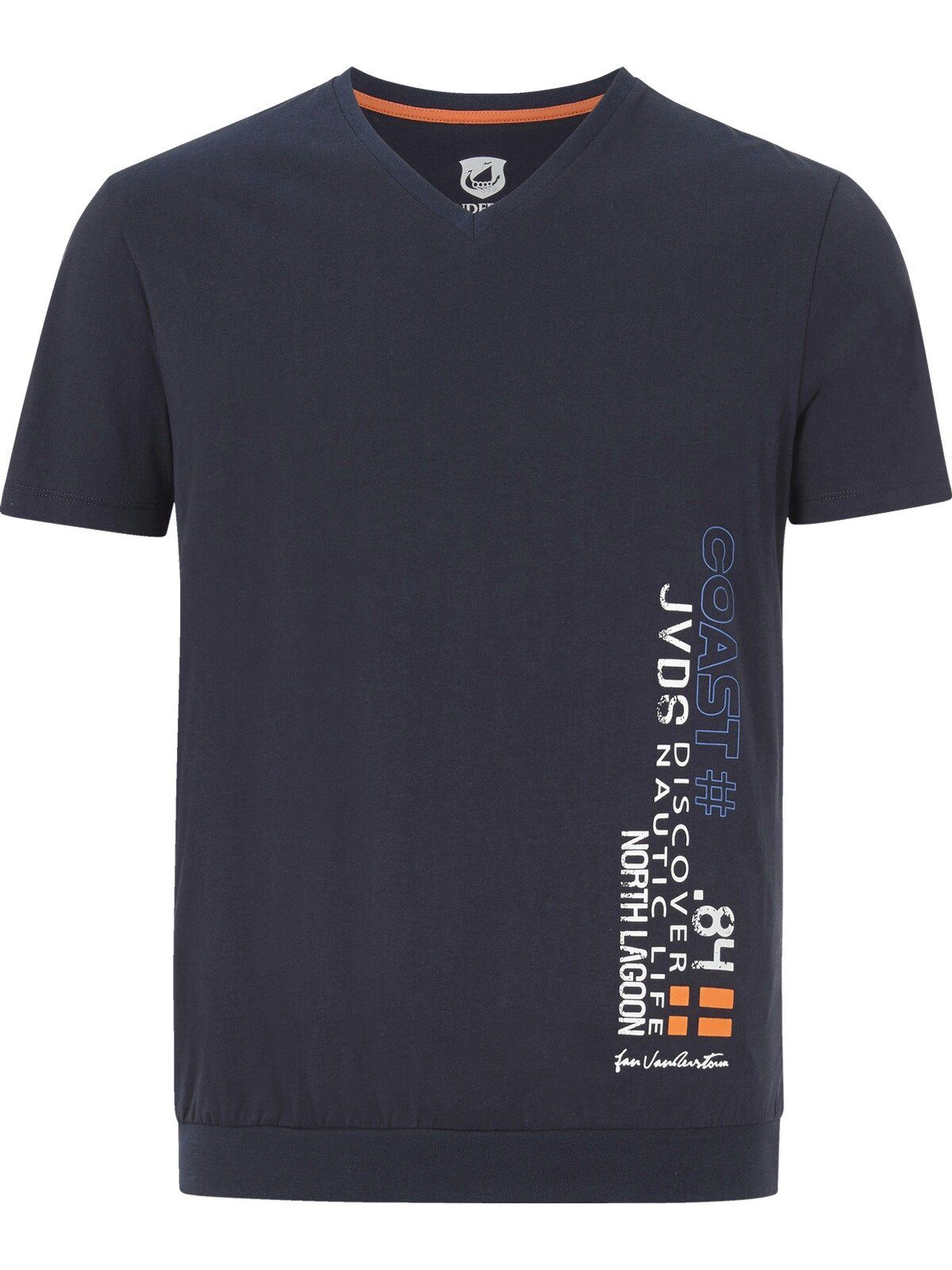 T-Shirt Jan GILBRECHT Comfort Fit Kollektion, Vanderstorm dunkelblau +Fit