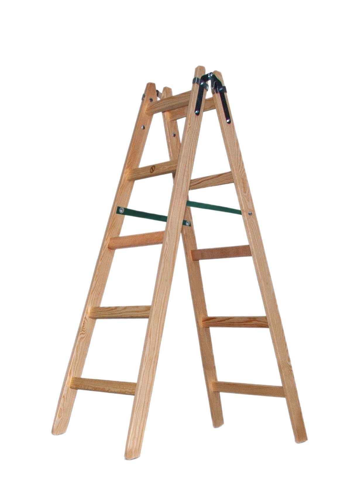 VaGo-Tools Vielzweckleiter Holzleiter Leiter Trittleiter 2 x 5 Stufen (Stück)