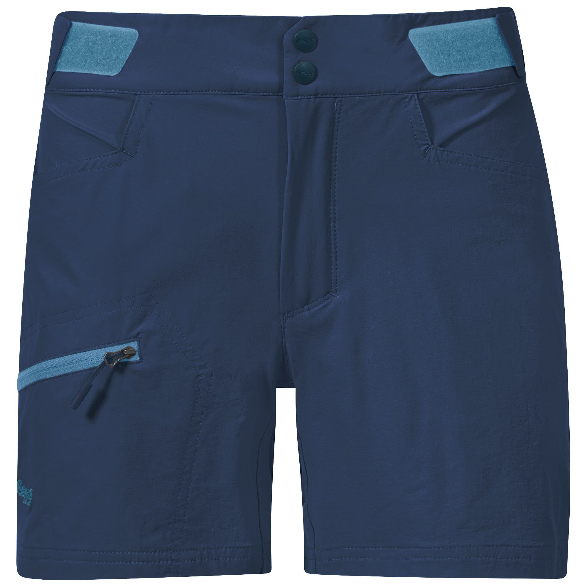 Mountain Shorts Sea Bergans Damen Deep Strandshorts Blue Grey Cecilie - Bergans Solid Softshell Dark