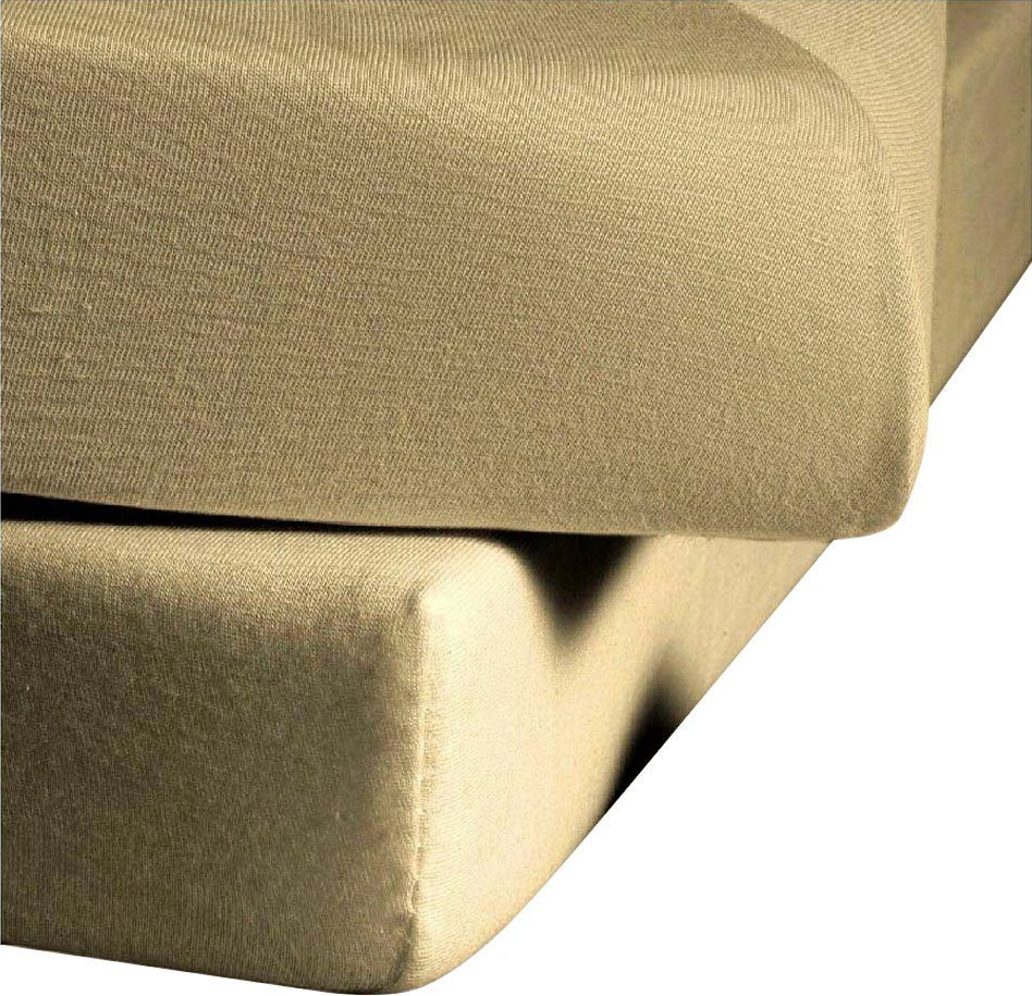 fleuresse Betttuch Colours, Mako-Satin, Gummizug: ohne, günstig online kaufen