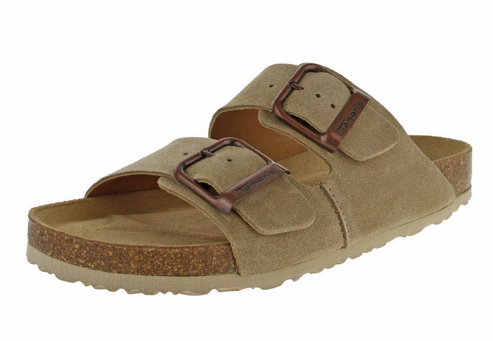 Tamaris Tamaris Damen Fußbett-Pantolette Keilpantolette