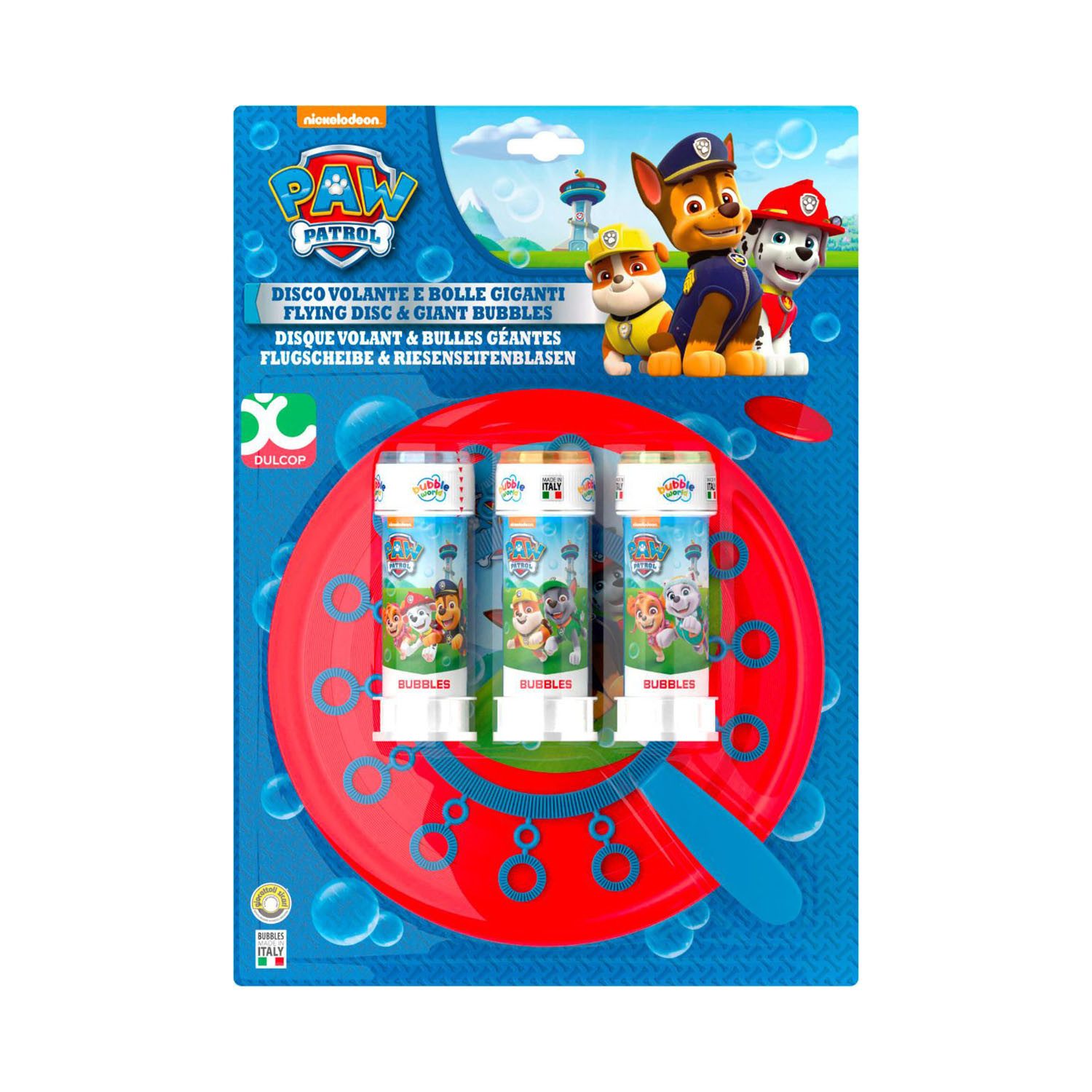 Dulcop Hängedekoration Seifenblasen Paw Patrol 3x60ml