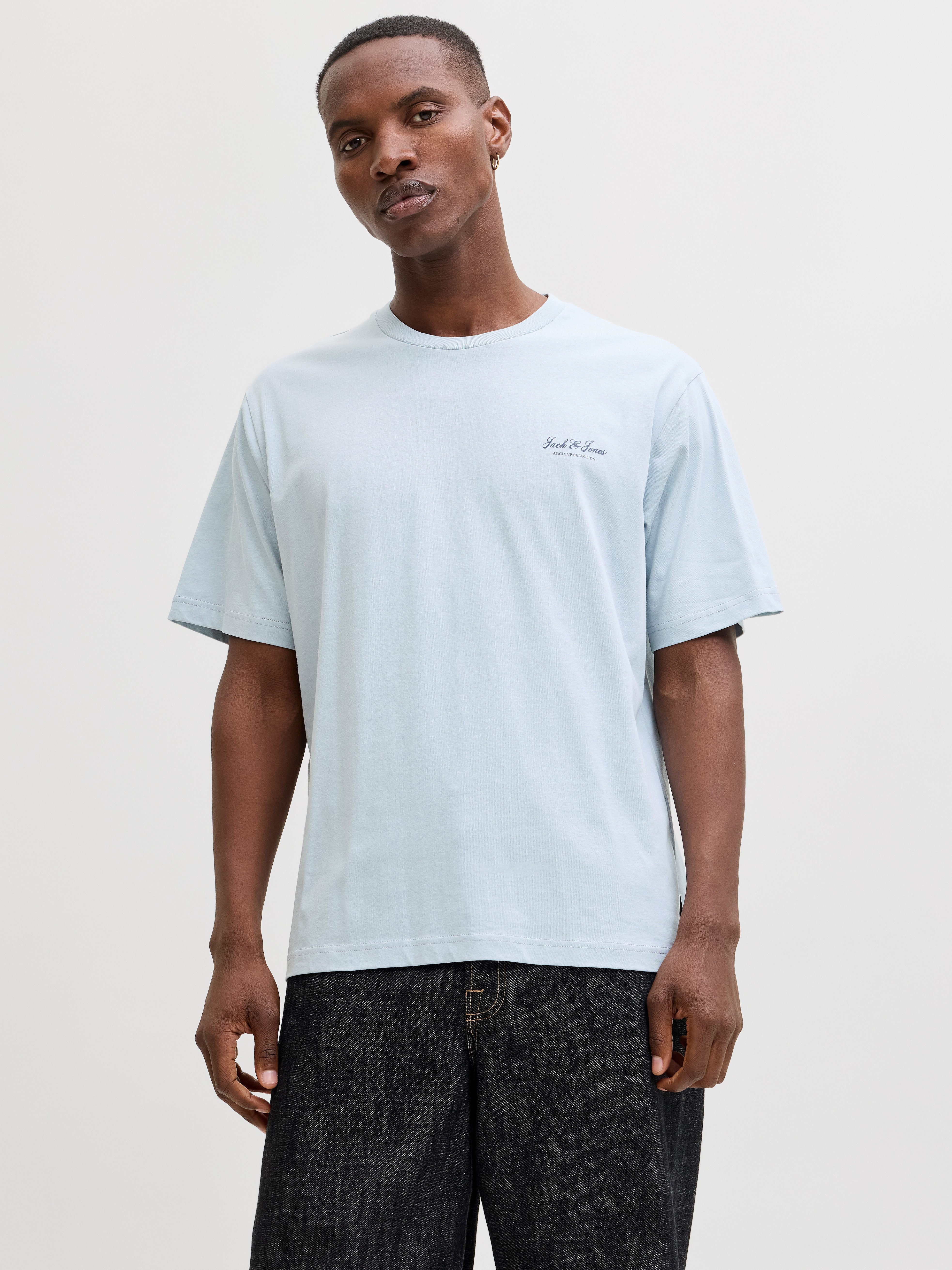 Jack & Jones Rundhalsshirt JJEARCHIVE GRAPHIC TEE SS O-NECK NOOS Baumwolle, relaxed fit