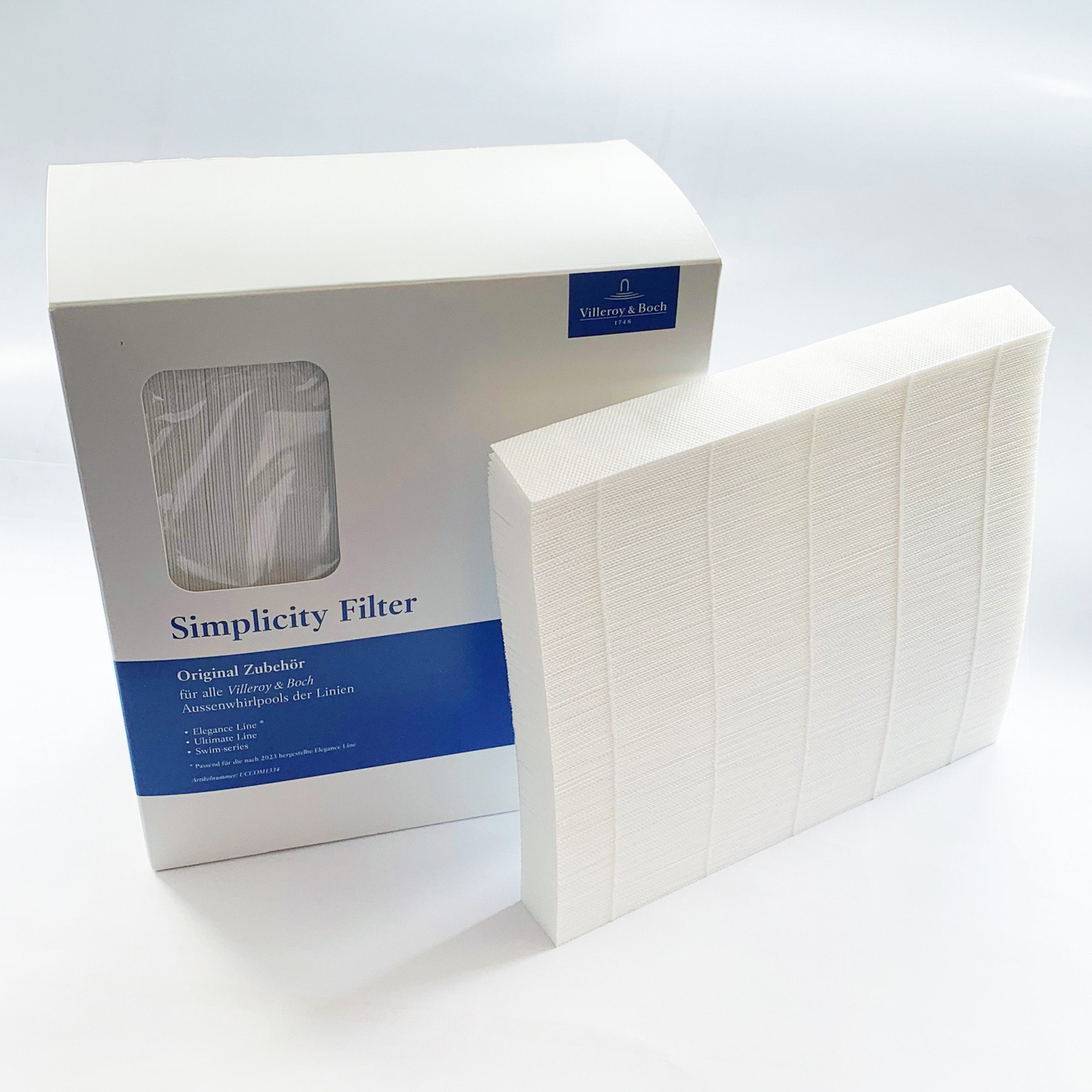 Villeroy & Boch Pool-Filterkartusche Villeroy & Boch Filterset 4x Filter für Elegance Line Ersatzfilter
