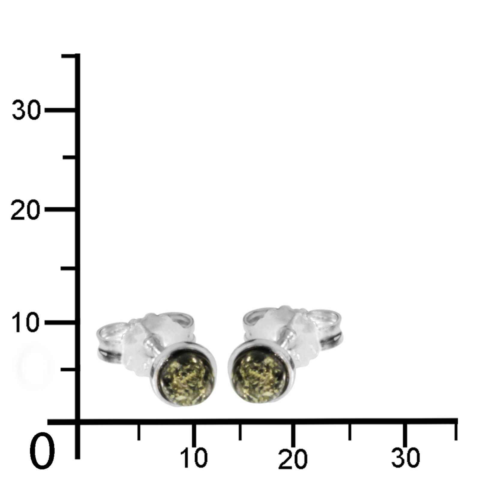 OSTSEE-SCHMUCK Paar Ohrstecker Ostsee-Schmuck Ohrstecker Classic 4 mm Ohrst günstig online kaufen