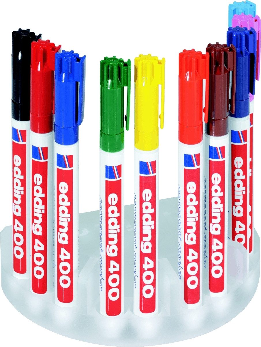 Permanentmarker Permanentmarker edding 400 sortiert VE=10 Farben