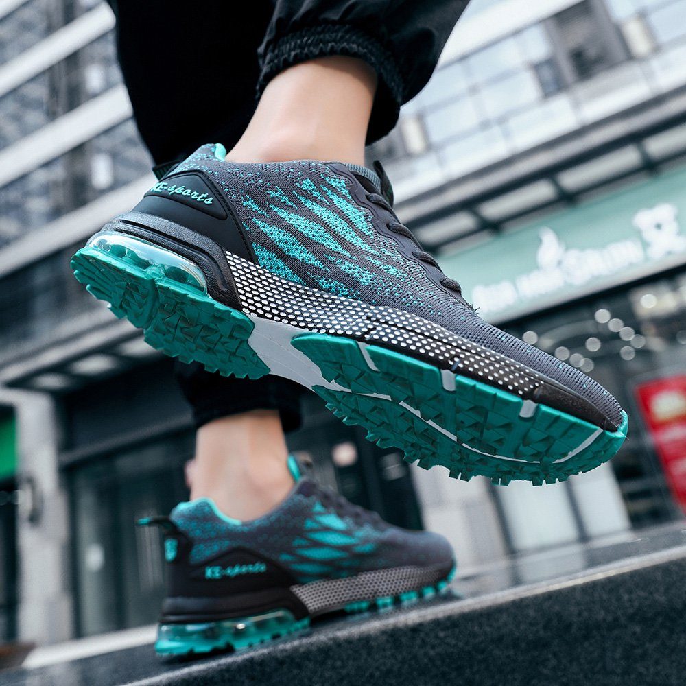 Herren Sneaker Mit Orthopädischer Dämpfung - Leichte Sportschuhe Mit Mesh