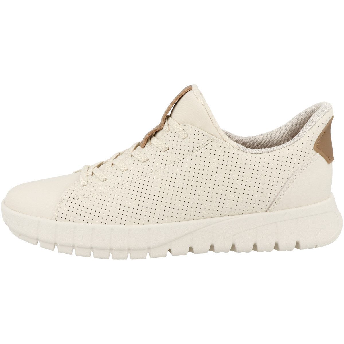 Geox D Flextride Plus Damen Sneaker Turnschuhe, Sportschuhe, Freizeitschuhe, Halbschuhe, Schnürschuhe