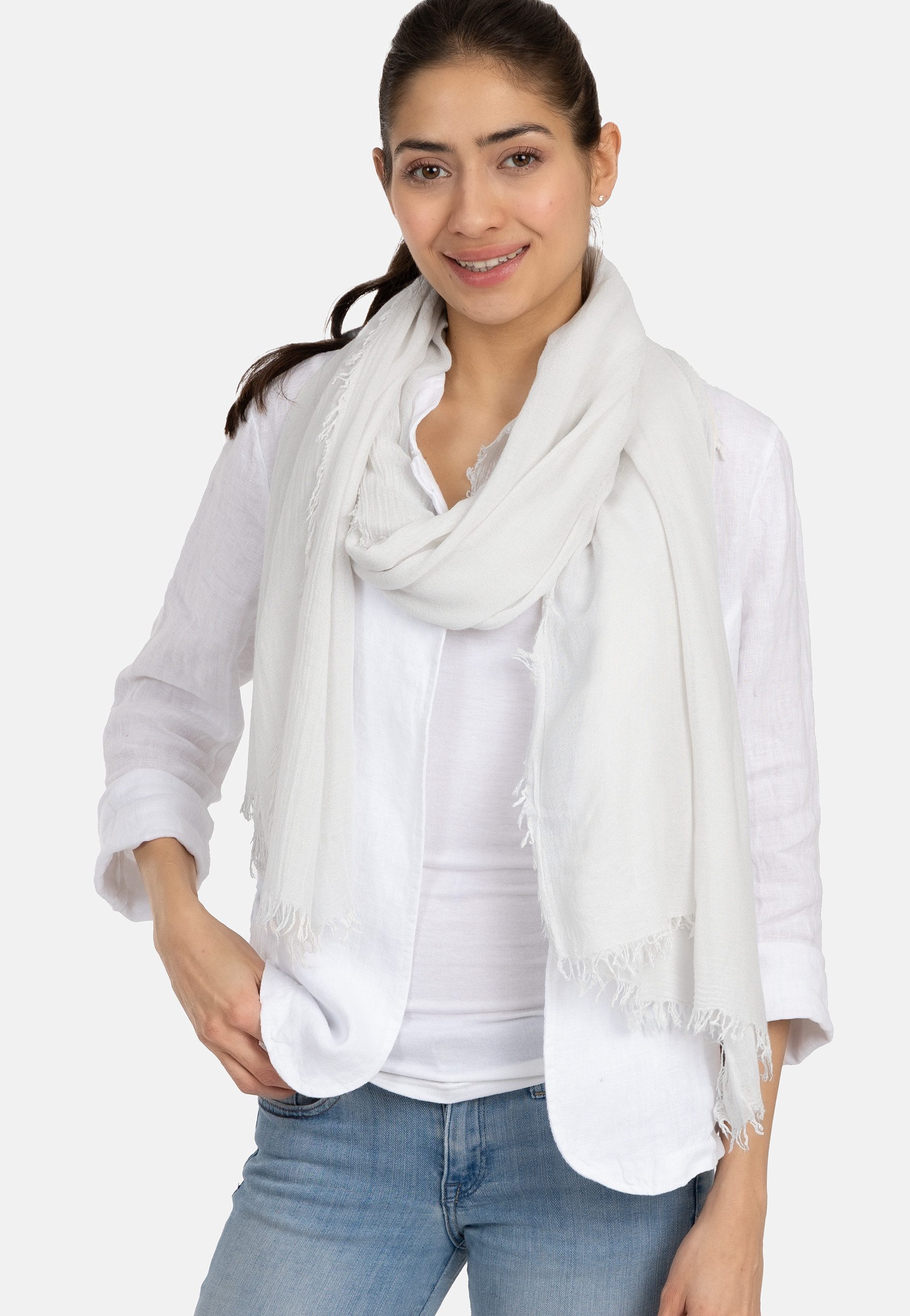 Caspar Modeschal SC529 Damen Sommer Schal günstig online kaufen