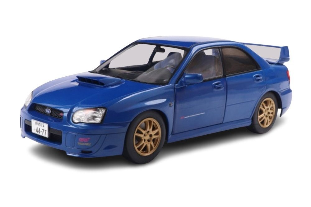 Solido Modellauto Subaru Impreza WRX STI 2003 blau, Maßstab 1:18