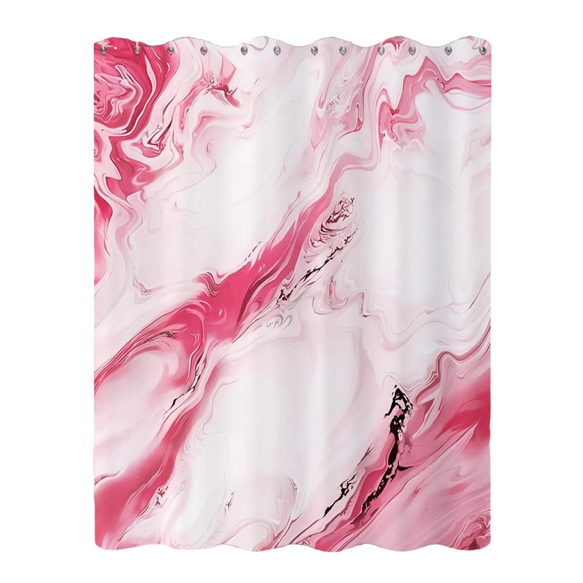 Agger Duschvorhang Modern – Abstrakt Marmor Aquarell Design, Wasserdicht & Waschbar Breite 180 cm (1-tlg), Badvorhang für Dusche & Badewanne