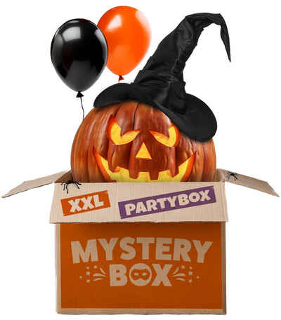 Maskworld Kostüm Mystery Halloween Party & Deko Box XXL, In unserer Halloween Party-Deko-Box XXL findest Du alles, was Du für