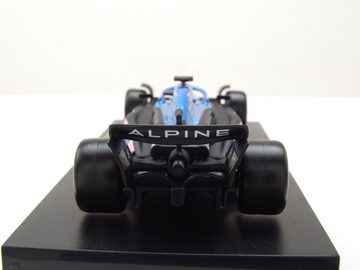 Bburago Modellauto Renault Alpine A523 #31 Formel 1 Racing 2023 Ocon mit Helm Modellauto, Maßstab 1:43