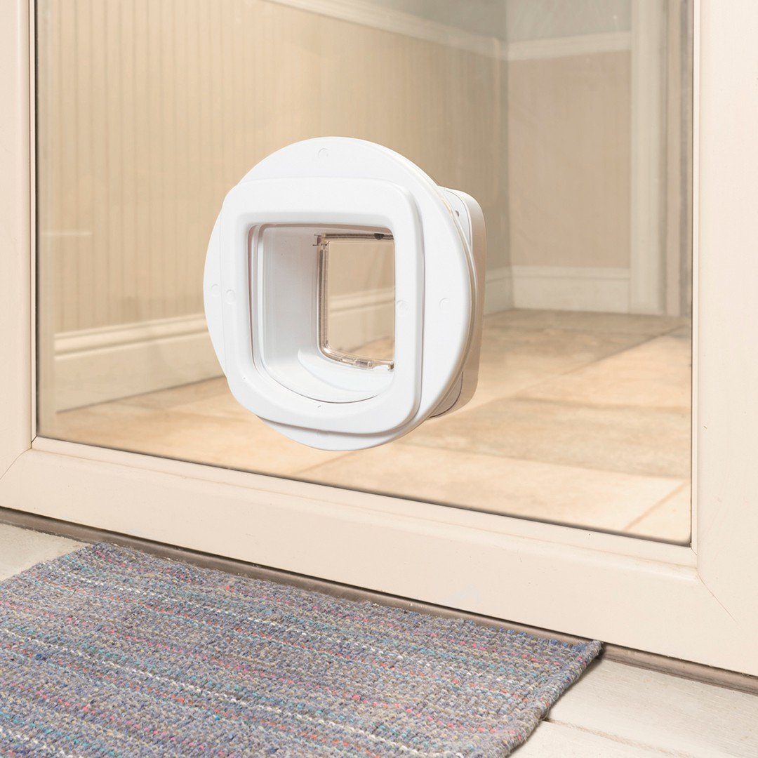 PetSafe Haustierklappe PetSafe PPA19-16145 Mikrochip Katzenklappe - weiß