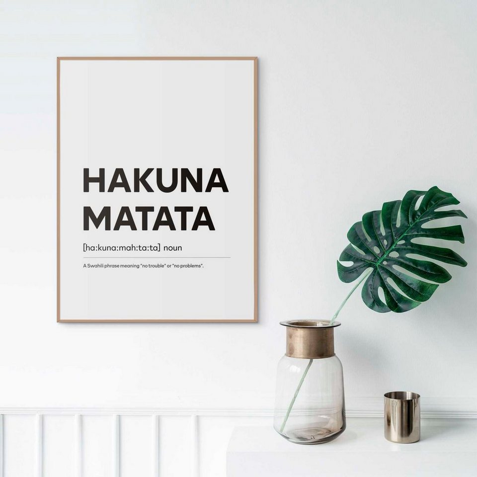 Reinders! Poster Hakuna Matata, Mix & Match einfach in verschiedenen Motive  und Größen zu kombinieren