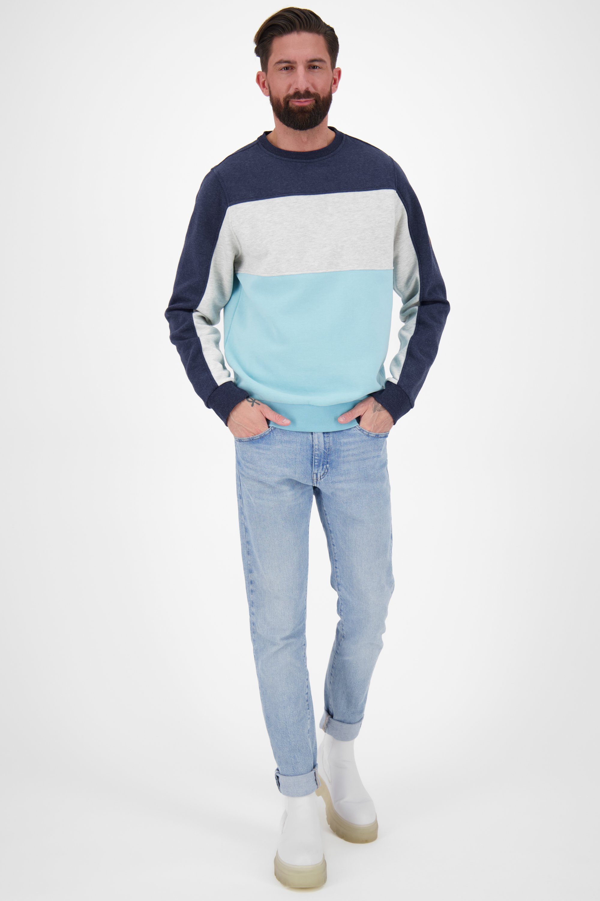 ice VinceAK & Sweatshirt melange A Herren Crewneck Kickin Sweatshirt Alife