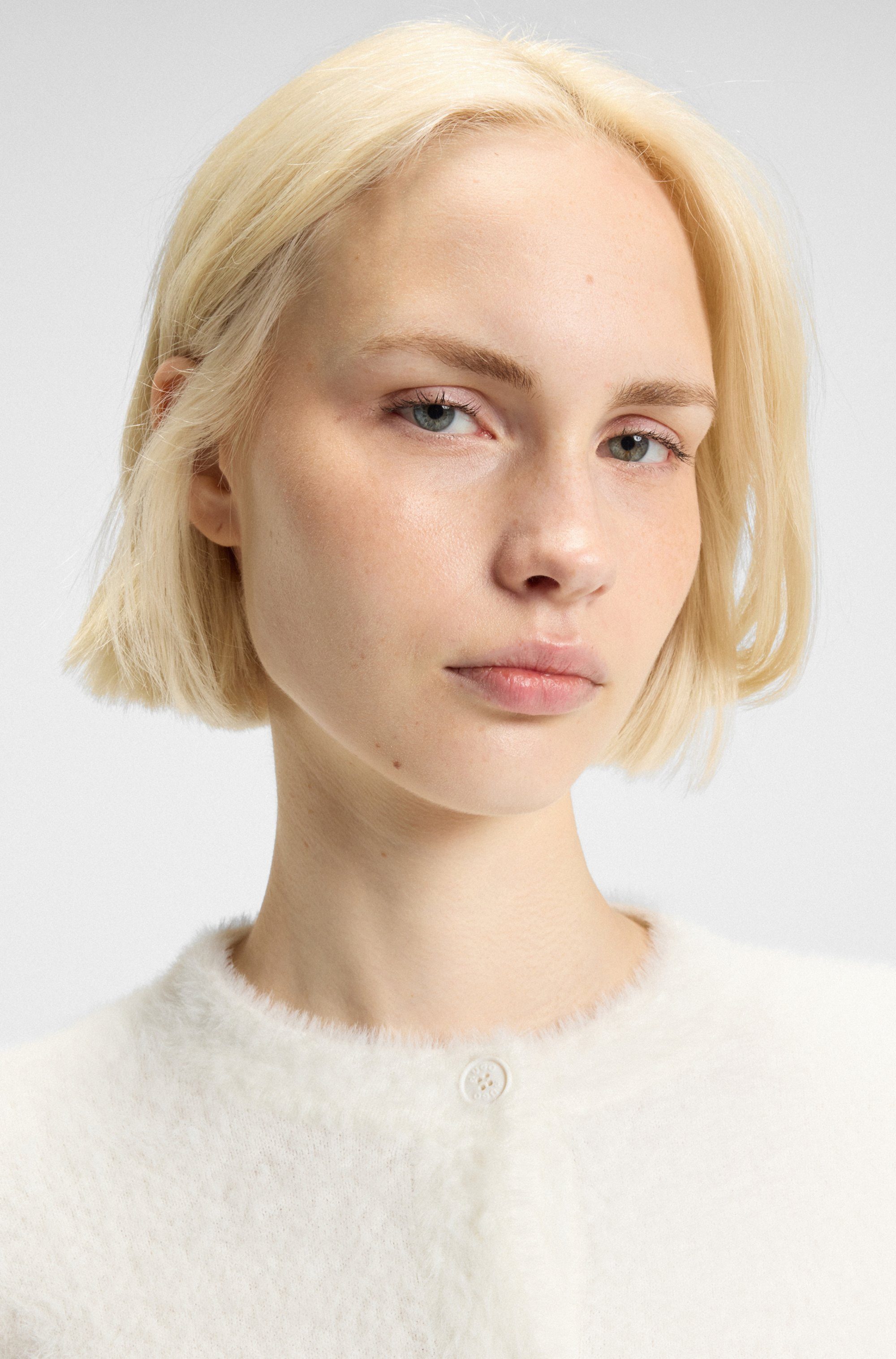 HUGO Blue Cardigan Sfurry im Relaxed Fit, geknöpft günstig online kaufen