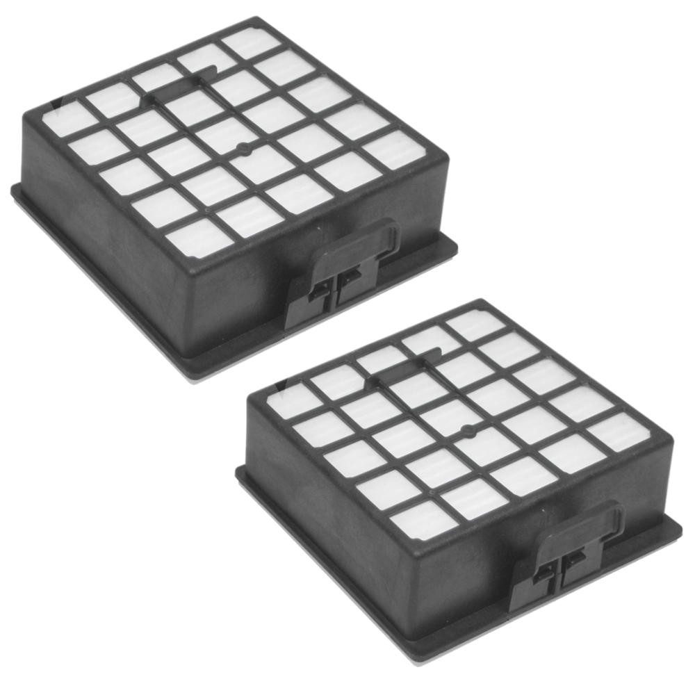 Trade-Shop HEPA-Filter 2x passend für Siemens VS06G1831 VS06G1830 VS06G2030 VSZ3GP1266, Zubehör für Bosch/Siemens 426966 572234 00426966 BBZ153HFB VZ153HFB BBZ153HF, ECO-Ready, Anti-Allergen, HEPA-Filtration, Power-Filtration