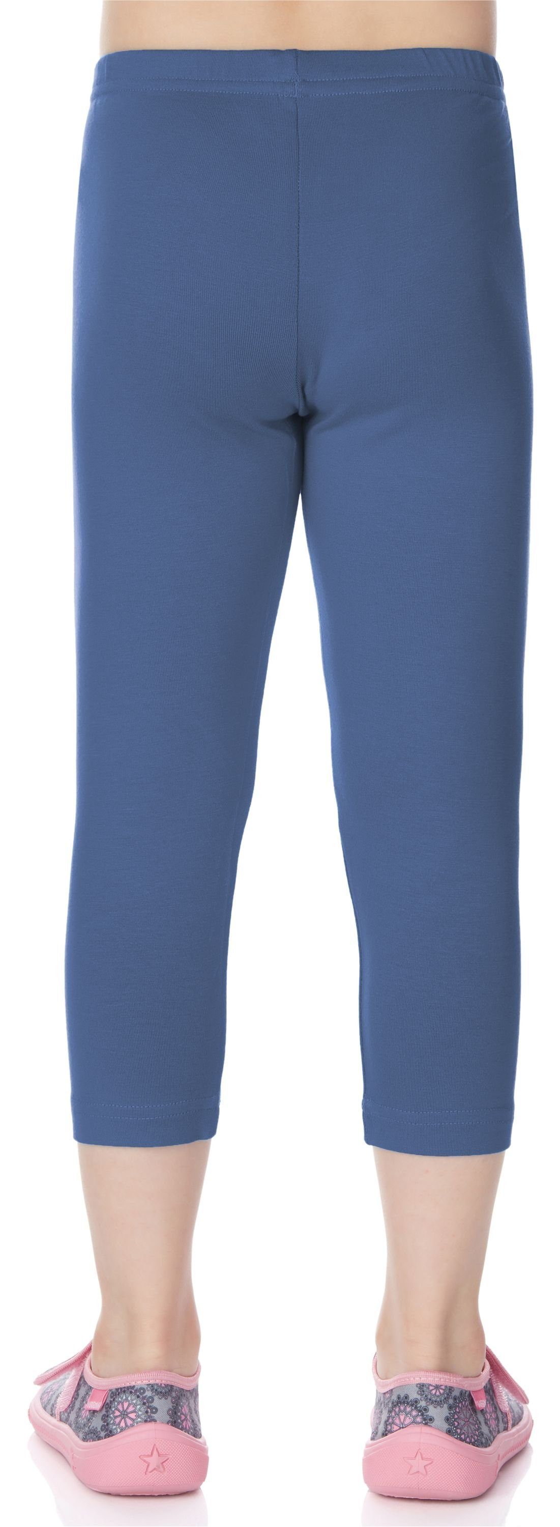 MS10-131 Capri 3/4 Jeans aus Style elastischer Merry Viskose (1-tlg) Mädchen Bund Leggings Leggings