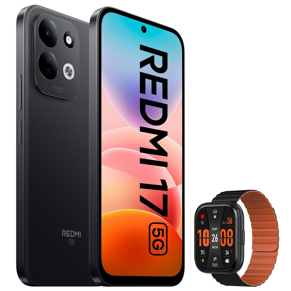 Xiaomi Redmi 17 5G 4+256GB Smartphone & Smartwatch Handy (50 MP Kamera)