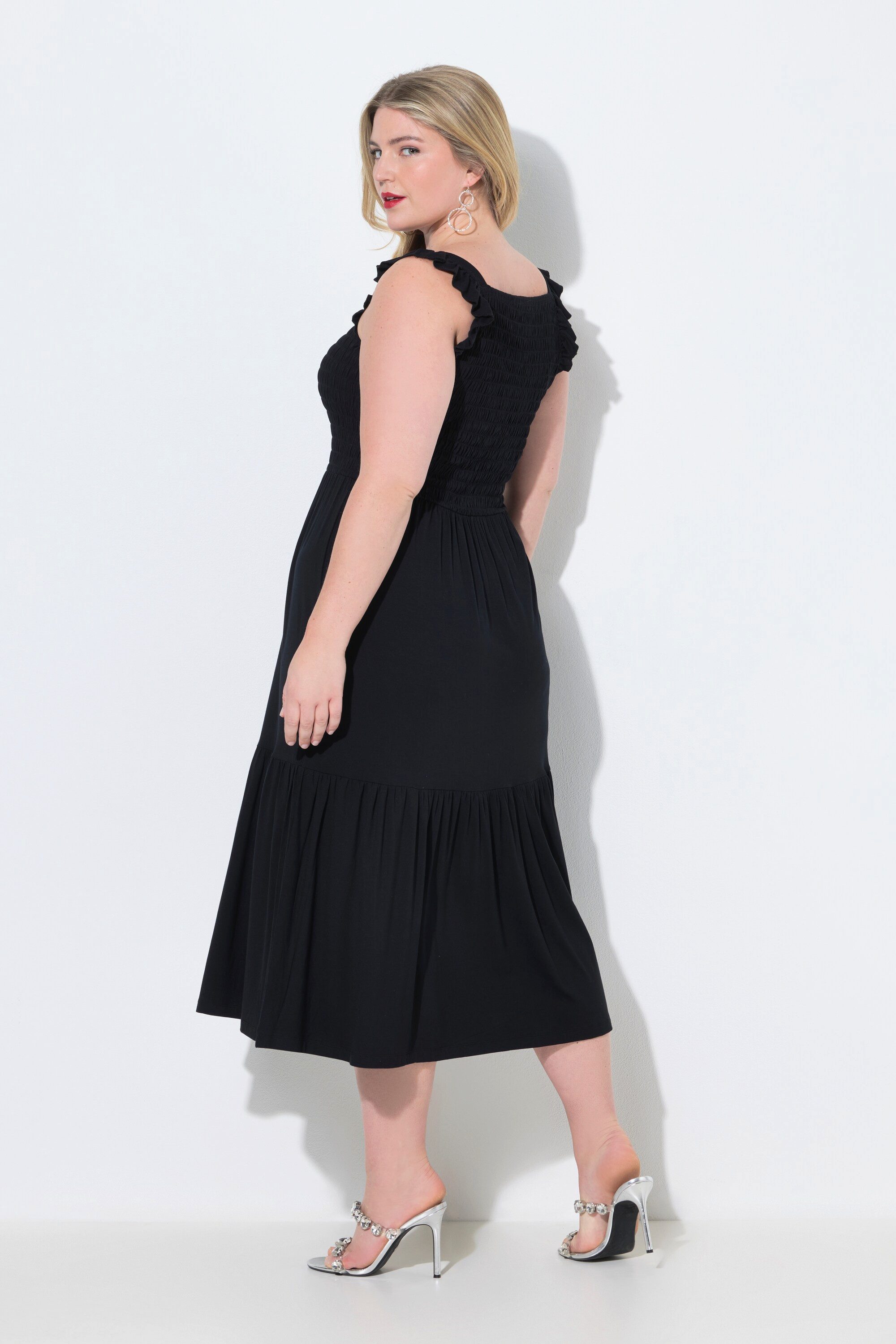MIAMODA Midikleid Midi-Smokkleid ärmellose A-Linie Lieblingsfarben